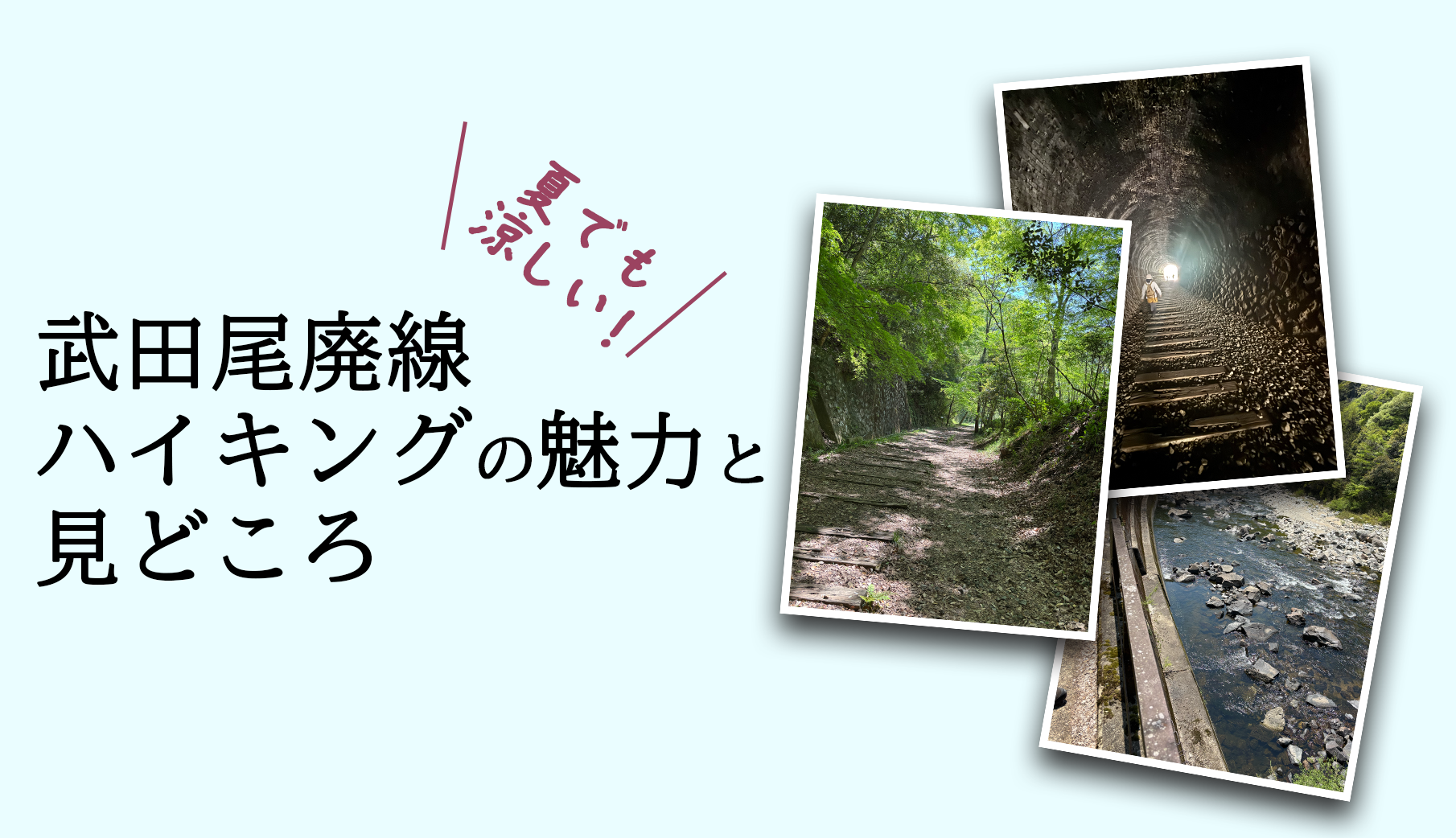 夏でも涼しい！武田尾廃線ハイキングの魅力と見どころ