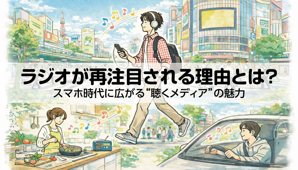 ラジオが再注目される理由とは？スマホ時代に広がる“聴くメディア”の魅力