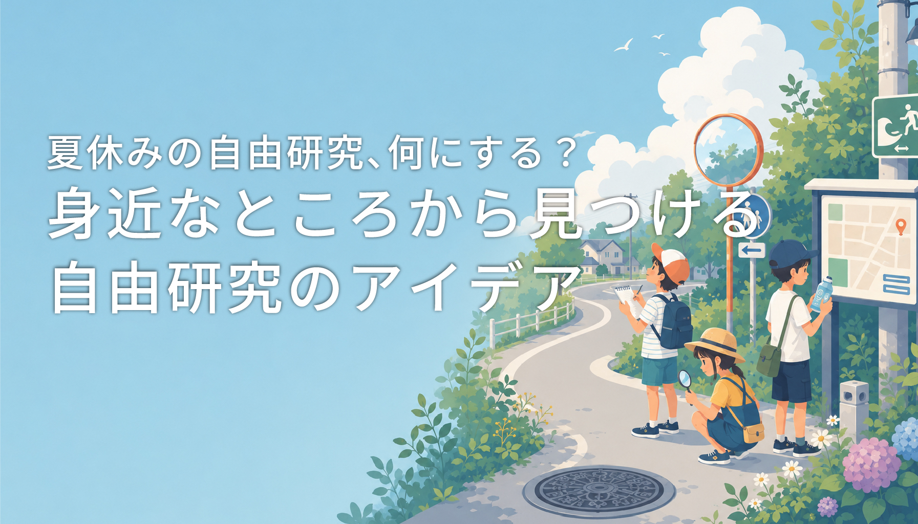 夏休みの自由研究、何にする？身近なところから見つける自由研究のアイデア